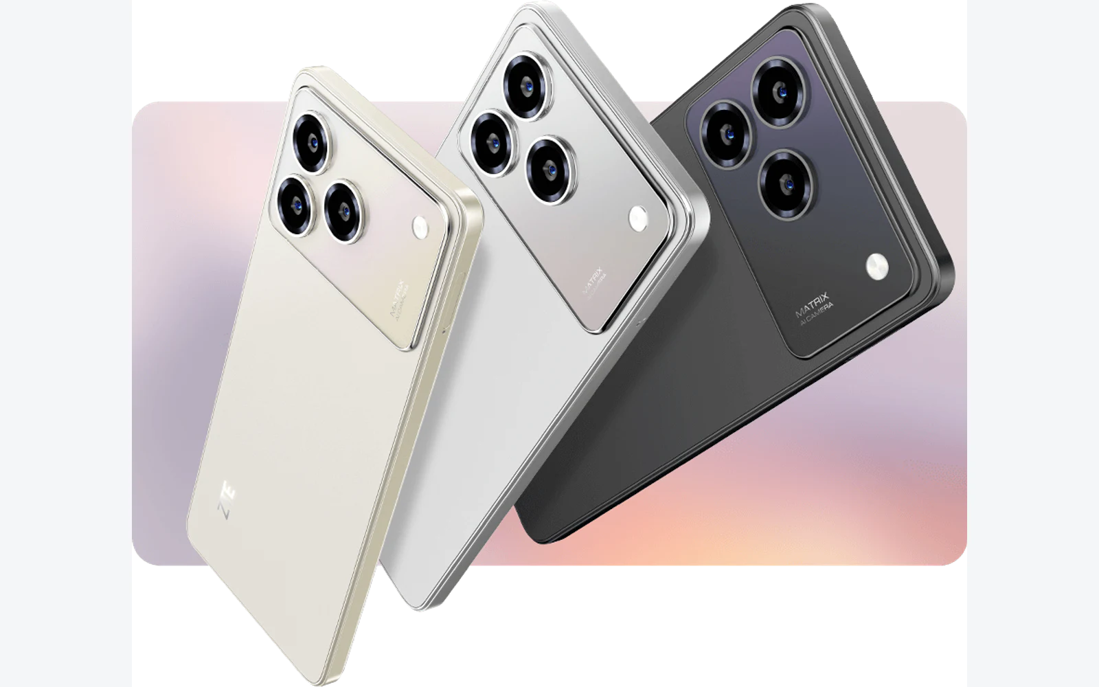 ZTE Blade A76 in three finishes
