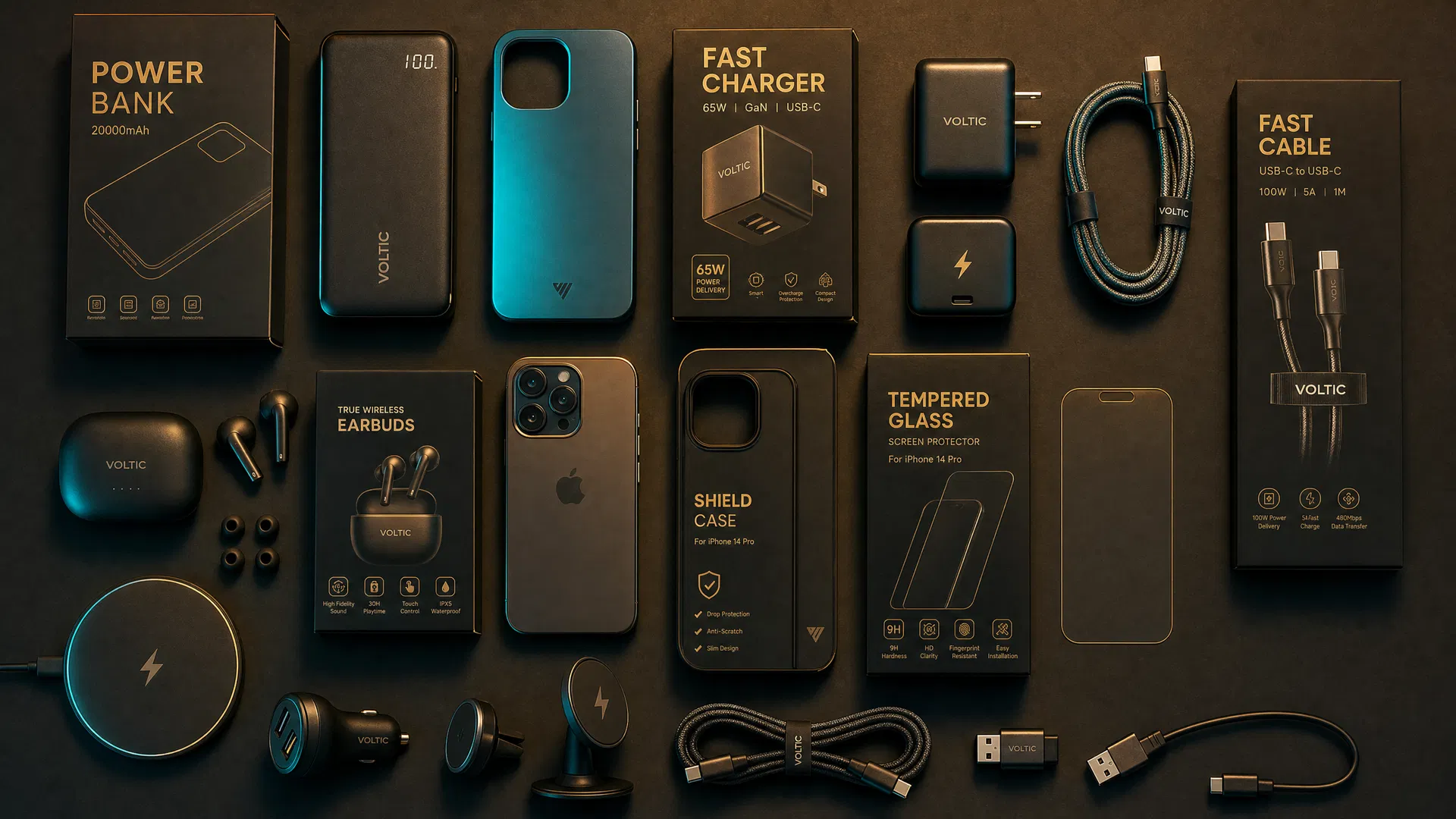Wholesale phone chargers, cables, power banks and audio accessories